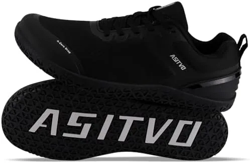 asitvo wide barefoot shoes men gym zero drop sole minimalist cross trainer width toe box size 105 sneakers grounding walking shoes black 44